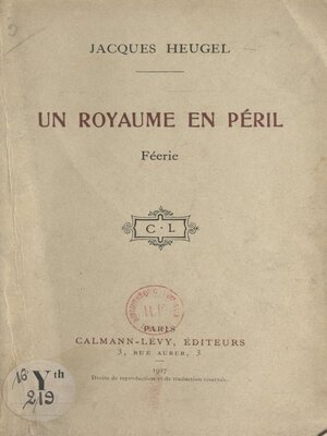cover image of Un royaume en péril